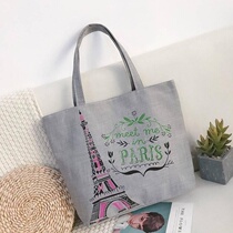 New Zipper Hand Large Bag Bag Lady Environmentally Friendly Coated Sails Bag Large Capacity Single Shoulder Handbag Bag