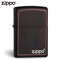 Original counter zippo counter windproof kerosene lighter red frame black dumb paint trademark 218ZB