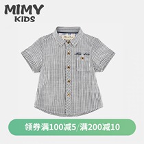 Baby shirt mens children 1-3 years old 2 tops Childrens Western style shirts Childrens short sleeves 2020 summer new trend