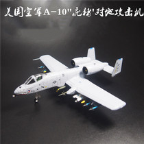 1:100A10 Attack Aircraft Model Alloy Warthog Simulation Model Flying Tigers Commemorative Edition Military Finished Products Hot Sale