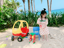 No deback sweetcity girl fried chicken meaty orange red polo dot letter printed middle sleeve dress