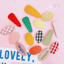 South Korea ins hair jewelry headwear grid wave point girl hairclip bbclip student soft girl hair card broken hair bangs side clip