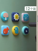 Door handle anti-collision pad anti-collision door sticking bedside refrigerator door silicone suction cup protection anti-bump silent cushion pad