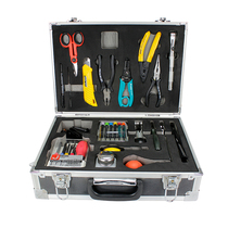 Kaud FST-10 fiber optic cable construction kit communication fiber construction use assorted toolbox fiber fusion machine network construction tool
