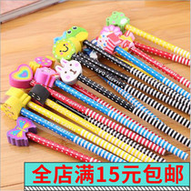 Childrens eraser pencil learning stationery primary school prizes creative cartoon kindergarten gift items wholesale