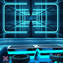 3d technology sense extension wall panel bar ktv box waterproof bamboo wood fiber integrated wall panel industrial wind gusset panel