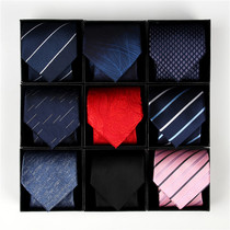 New Korean version of business work professional marriage groom student 8cm hand-worn men tie dress collar accessories