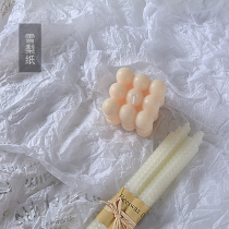 ins shivering sound net red wind Sydney paper translucent white paper ornament Cosmetic Photo Photography Props Background Paper