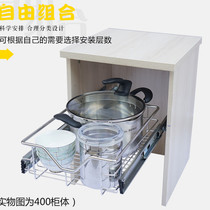 Customized stainless steel kitchen basket vegetable and fruit basket 400 450 500 cabinet Cabinet sink basket