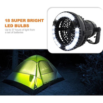 Camping Light Portable Camping Fan LED Portable Outdoor Tent Camping 5 Dry Cell fan