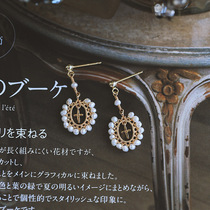 s925 silver needle freshwater pearl earrings female retro palace advanced sense simple niche French temperament earrings earrings