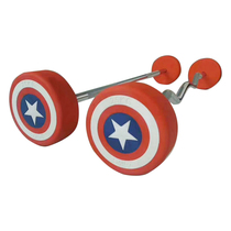 Pack Gum Barbell American Captain Stationary Barbell PU Bag Glue Tasteless Bar Bells Straight Rod Curl Bar Bells Rod Wrap