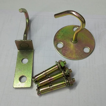 Round Straight Shaped Fan Hook U Pull Popcorn Hook Lighting Hook Hole With Swell Screw Plated Color Zinc Rust-proof Fine Steel Reinforcement