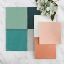 Otai pink macaron toilet tile Nordic style bathroom toilet tile American kitchen wall tile