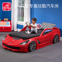 US STEP2 imported childrens bed red car bed crib racing bed car styling bed 860000