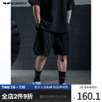 BLUESFLY Fitness Shorts Men Loose Casual Work Pants Training Sports 50% Pants American Basketball Pants Tide