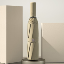 Umbrella female clear and rain dual-use full automatic shrink large male folding retro double sturdy student brief umbrella