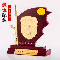 Custom veteran souvenirs send comrades gifts creative military veterans veterans retired souvenir ornaments