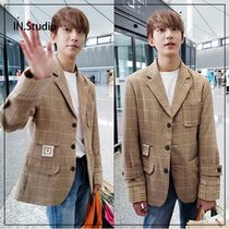 BULLETPROOF BOY Park Jimin ORIGINAL~Winter Korean designer brand UNALLOYED PLAID suit