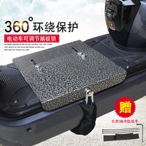 Electric vehicle battery lock anti-theft lock iron plate battery lock protective lock tram power lock chain scooter thickened