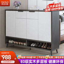 Light and luxurious shoe cabinet Entry into the family door Living room Home doorway Large capacity minimalist Modern small family Type Balcony Locker