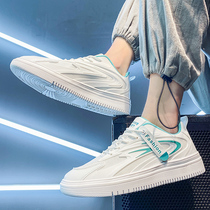 Mens shoes 2021 new summer mesh mesh shoes autumn white flat board shoes autumn sports leisure White trendy shoes