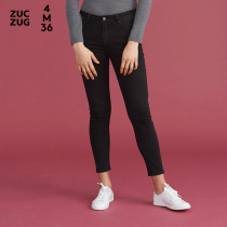ZUCZUG 4M36 BLACK DENIM LEGGINGS C191PA02