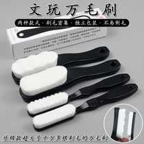 Text Play ten thousand Hairbrush Soft Nano Hairbrush Cleaning Brush ten thousand Fur Maintenance Size Walnut Diamond Bodhi Cleaning Brush