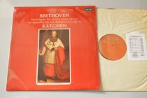 Beethoven Piano Sonata and Solo Katchen Katchen Big DECCA Orange Silver Label Vinyl
