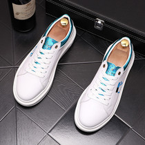 Boomers Breathable Men Shoes 100 Hitch Ride Trend Thick Bottom Small White Shoes Mens Summer Han Edition Mens Inside Heightening Casual Board Shoes