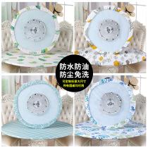  PVC tablecloth Waterproof and oil-proof wash-in dining table cloth Nordic plastic round table tablecloth tablecloth household round table cloth cover