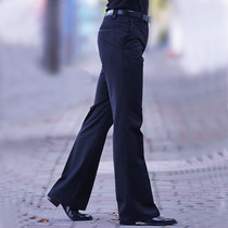 Spring and summer new Korean version straight tube wide-legged men slim trousers Youth casual mens hanging free hot big feet suit pants