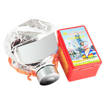 Anti-Poison Smoke-Proof Fire Mask Fire Safety Escape First Aid Respirator Guesthouse Home Safety First Aid Tool
