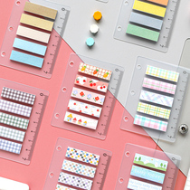 Bantang Series Index stickers Handbook diy decoration index solid color note paper label stickers Post-it notes Post-it notes