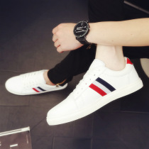 Hong Kong Tidal Card Casual Couple Shoes 2022 Spring new board shoes Mens Korean version Fashion 100 hitch flat bottom small white shoes