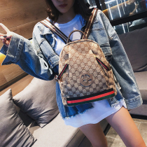 If Wind Bag Packs Women 2020 Trendy Canvas Double Shoulder Bag for Europe and America 100 Lap Casual Travel Backpack Large Capacity Women Bag