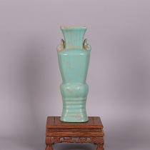 Song Ru kiln antique porcelain Jingdezhen ornaments vase living room decorations antique vintage old goods retro old objects