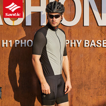 Santic forest guest 19 years new spring and autumn wind-proof reflective riding clothes waif road bicycle horse