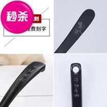 Hot sale a5 melamine small spoon Japanese ramen soup spoon◆Custom◆Malatang plastic long handle imitation porcelain spoon restaurant