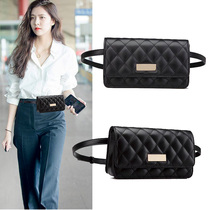 Wash belt bag women's new tide ins fashion Joker belt cash register work sales mobile phone lingge small bag