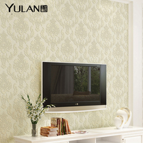 Magnolia European luxury wallpaper non-woven warm wallpaper living room bedroom TV background film wall flowers