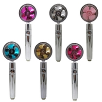 Barbara waist sprinkling Guangzhou tower turbocharged spray head pressurized propeller fan shower lotus head head