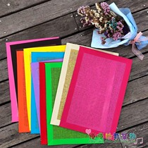 Kindergarten linen mesh mat corridor hanging ornaments childrens work background cloth mat decorative material non-woven fabric