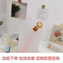 Day-type translucent frosted plastic makeup case Cosmetic Boutique Good Use Dorm Table Finish Shelve Shelf