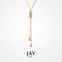 JAY long necklace womens European and American long summer fashion 2020 new versatile simple with clothes ornaments