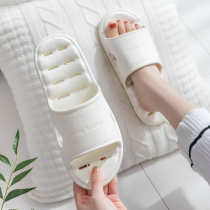 Hollow slippers women Summer home indoor bath non-slip home home water quick-drying deodorant bathroom sandals men