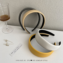 Hair Hoop Woman 100 lap out of the net red cortex Korea Wash Face Hair with a brief pure color retro head Decorative Head Stirrup