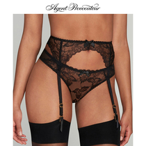 (2 pieces 8 discount) LENI lace hosiery with AgentProvocateur thin yarn fixed silk stocking girdle