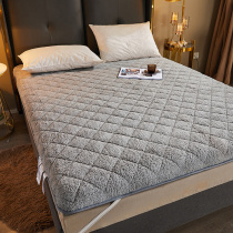 Mattress upholstered home thickened cushion quilted by winter thickened coral suede bunk bed bedding Sub-man Dormitory Bedding