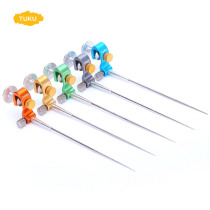 Touku TUKU double Needle Needle Needle titanium alloy stainless steel double needle pin hard and curved needle